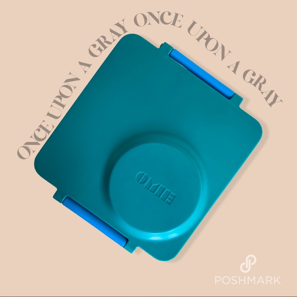 OmieBox Bento Box for Kids, 1st Gen, Blue/Teal